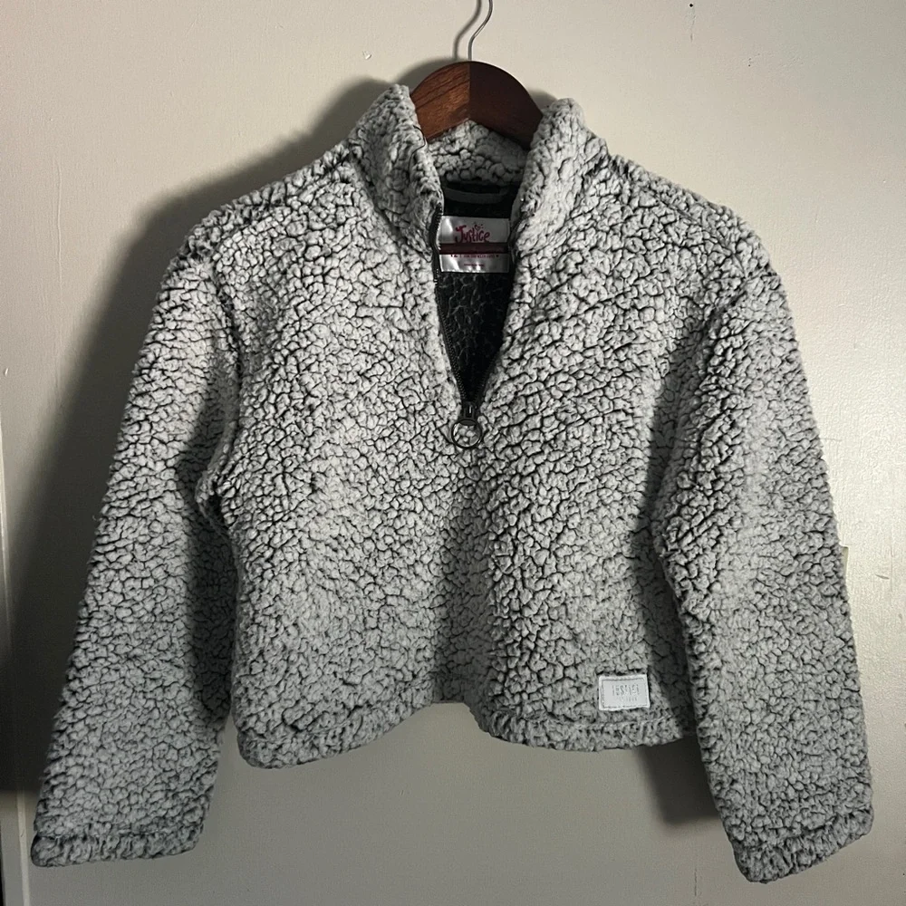 Justice Sherpa jacket size 12